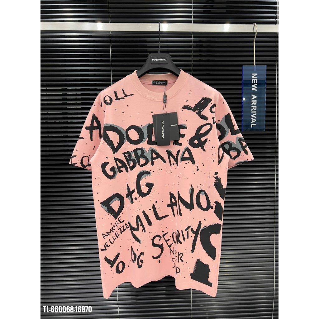 🔥Hot🔥Áo thun DG lever họa tiết chữ thiết kế hot trend cặp đôi Nam nữ New 2024