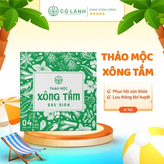 Thảo mộc xông tắm sau sinh Cỏ Lành - 4 Túi lọc