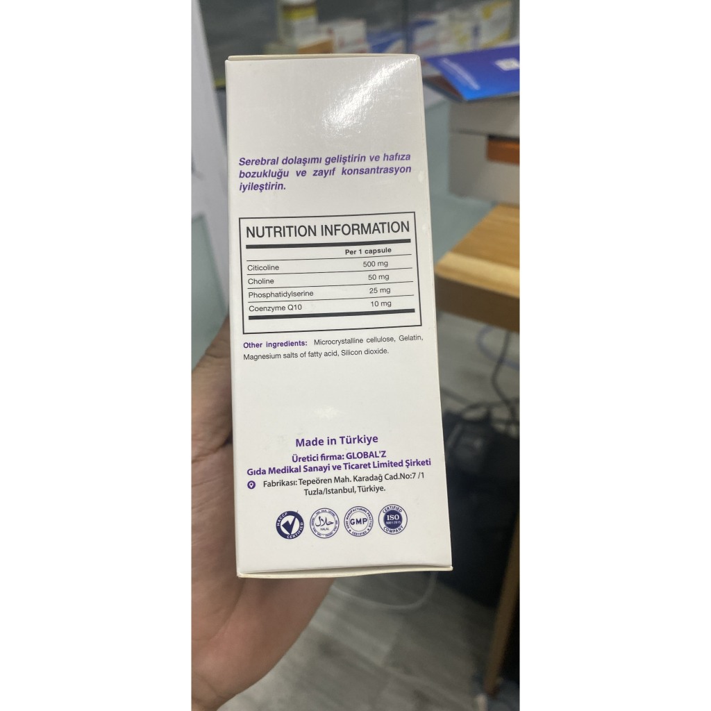 CITI 500 D Viên Uống Bổ Não, Giảm Các Triệu Chứng Đau Đầu, Hoa Mắt Chóng Mặt, Suy Giảm Trí Nhớ