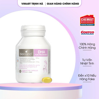 Viên DHA bầu BioIsland Úc 60 viên