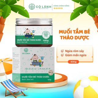 Muối tắm bé thảo dược Cỏ Lành 400G