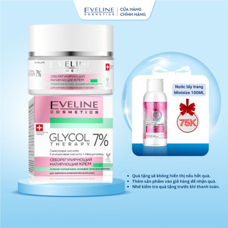 Kem Dưỡng Da Eveline Glycol Therapy Kiềm Dầu Ngừa Làm Sáng Da 50ML