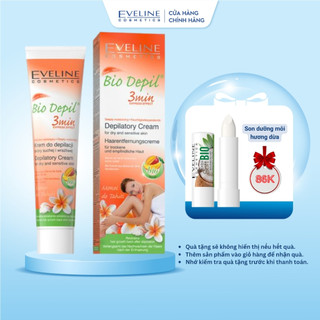Kem tẩy lông Eveline Bio Depil 3 vùng hương xoài cho vùng da nách, chân, tay 125ML