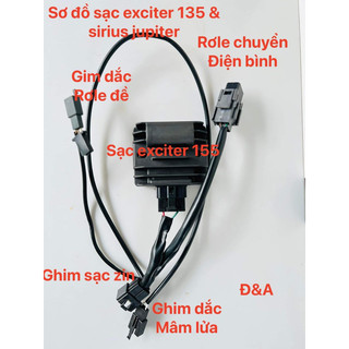 Dây chuyển Sạc Exciter 150 cho ex135 sirus wave... Và nhiều dòng xe khác