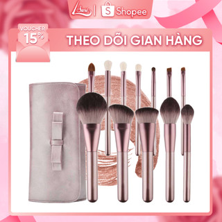 Bộ Cọ Trang Điểm Cá Nhân 12 Cây - Lông Mềm Mượt ( KÈM BAO DA)