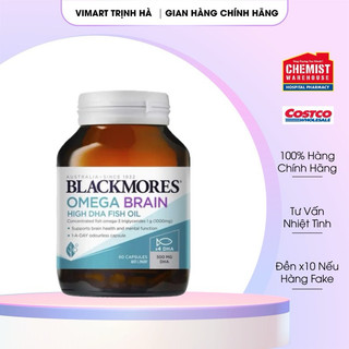 Dầu cá blackmores omega brain high dha fish oil lọ 60 viên