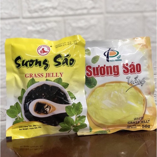 Bột Thạch Sương Sáo Đen/Trắng Gói 50g