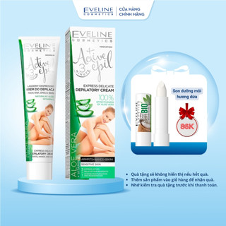Kem Tẩy Lông Eveline Active Epil Chiết Xuất Lô Hội Phù Hợp Da Nhạy Cảm Giúp Tẩy Lông An Toàn 125ML