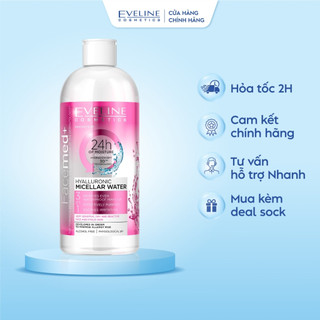 Nước Tẩy Trang Sạch Sâu 3 Tác Động Eveline Facemed+ Dưỡng Ẩm 400ML