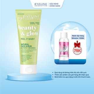 Tẩy da chết Eveline Beauty & Glow làm sáng da với Enzyme tự nhiên 75ML