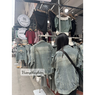 Áo khoác bò balen ảnh thật 100% shop VuongThuyHienStore giá rẻ nhất