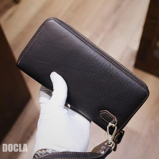 Ví dài cầm tay nam cao cấp da bò thật v60, ví cầm tay, bóp cầm tay full hộp đựng cao cấp dáng dài thời trang sang trọng