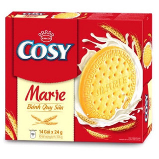 Bánh quy sữa COSY Marie hộp 336g (14 gói )