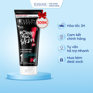 Gôm tẩy da chết Eveline Clean Your Skin SOS sạch sâu 100ML