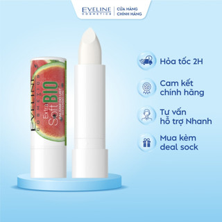 Son dưỡng Eveline Extrasoft Bio làm dịu môi hương dưa hấu 4g
