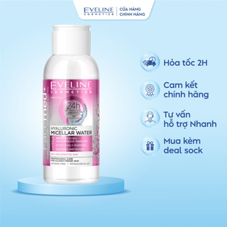 Nước tẩy trang Eveline Facemed+ dưỡng ẩm da Hyaluronic 100ML