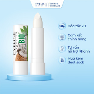 Son dưỡng Eveline Extrasoft Bio dưỡng ẩm môi hương dừa 4g