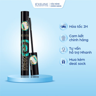 Mascara Eveline Extension Volume không lem, làm dày, dài mi 10ML