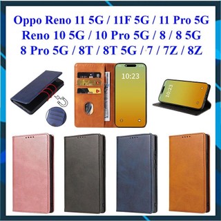 Bao da dạng ví oppo reno 11, 11f, 11 pro, reno 10, 10 pro, 8 5g, 8 pro 5g, 8t, 8t 5g, 7, 7z, 8z nắp gập, ngăn đựng tiền