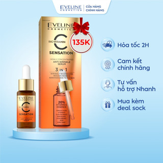 Tinh chất chống nhăn Eveline vitamin C phục hồi, làm trắng da 18ML
