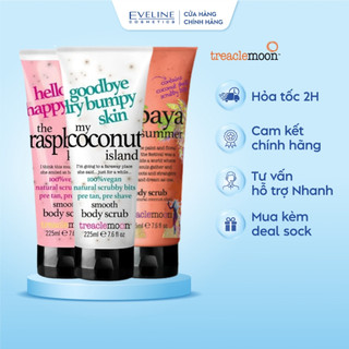 Tẩy da chết toàn thân Treaclemoon làm sáng da giúp da mềm mịn hương mùi hoa quả tự nhiên 225ML