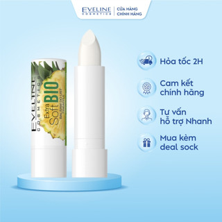 Son dưỡng Eveline Extrasoft Bio làm mềm môi chống khô nẻ hương dứa 4g