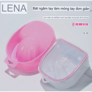 Bát ngâm tay làm mềm da 2 ngăn tiện lợi