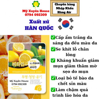 Mặt Nạ Dưỡng Da Chanh Natureby Chính Hãng Hàn Quốc