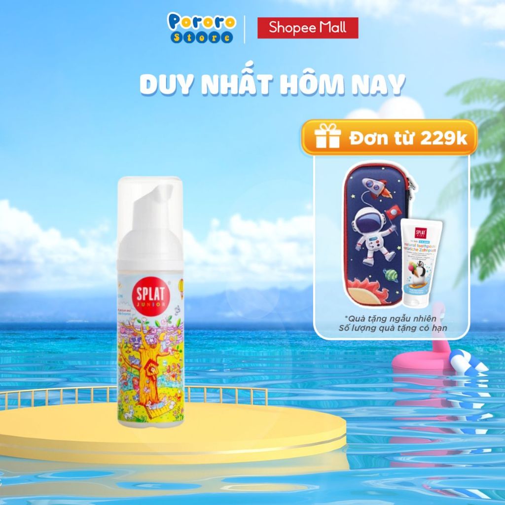 Bọt Súc Miệng Splat Junior Oral Care Magic Foam Bổ Sung Canxi Cho Bé 50ml