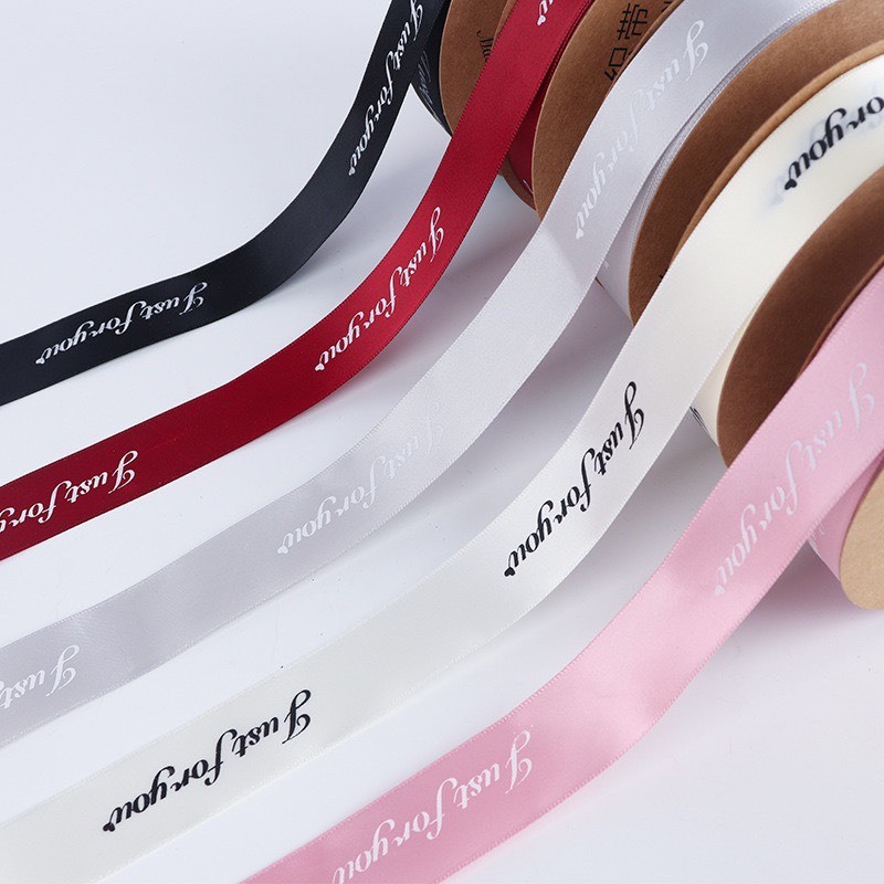 1met Ruy Băng Lụa In Chữ 2cm, Ruy Băng Vải Dài Chất Đẹp