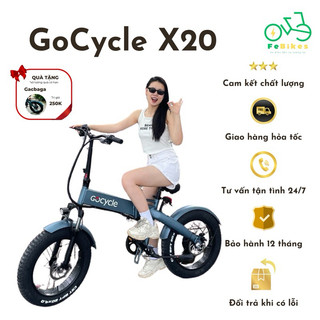 Xe đạp điện trợ lực gấp Gocycle X20 động cơ 750w Shimano 7 cấp