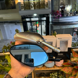Gương kính chiếu hậu MotoGadget Rizoma chân 3D mẫu mới hàng cao cấp