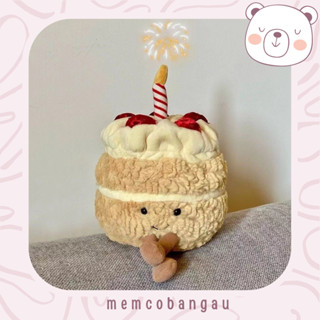 Bánh sinh nhật bằng bông, thú nhồi bông hình bánh sinh nhật đáng yêu dành làm quà tặng bạn bè - Mềm