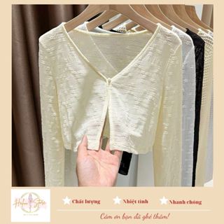  Áo cardigan mỏng dáng ngắn CÚC NGỌC phong cách nhẹ nhàng HA24-05 