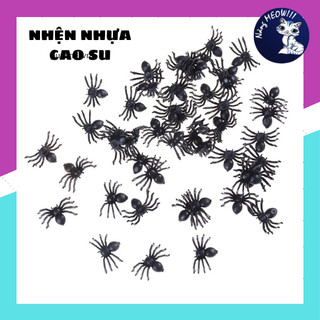 Combo 10 con nhện nhựa đồ chơi