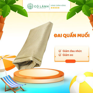 Đai quấn muối chườm dùng cho bụng Cỏ lành dùng cho bụng đựng muối thảo dược và chườm nóng vải gấm cao cấp