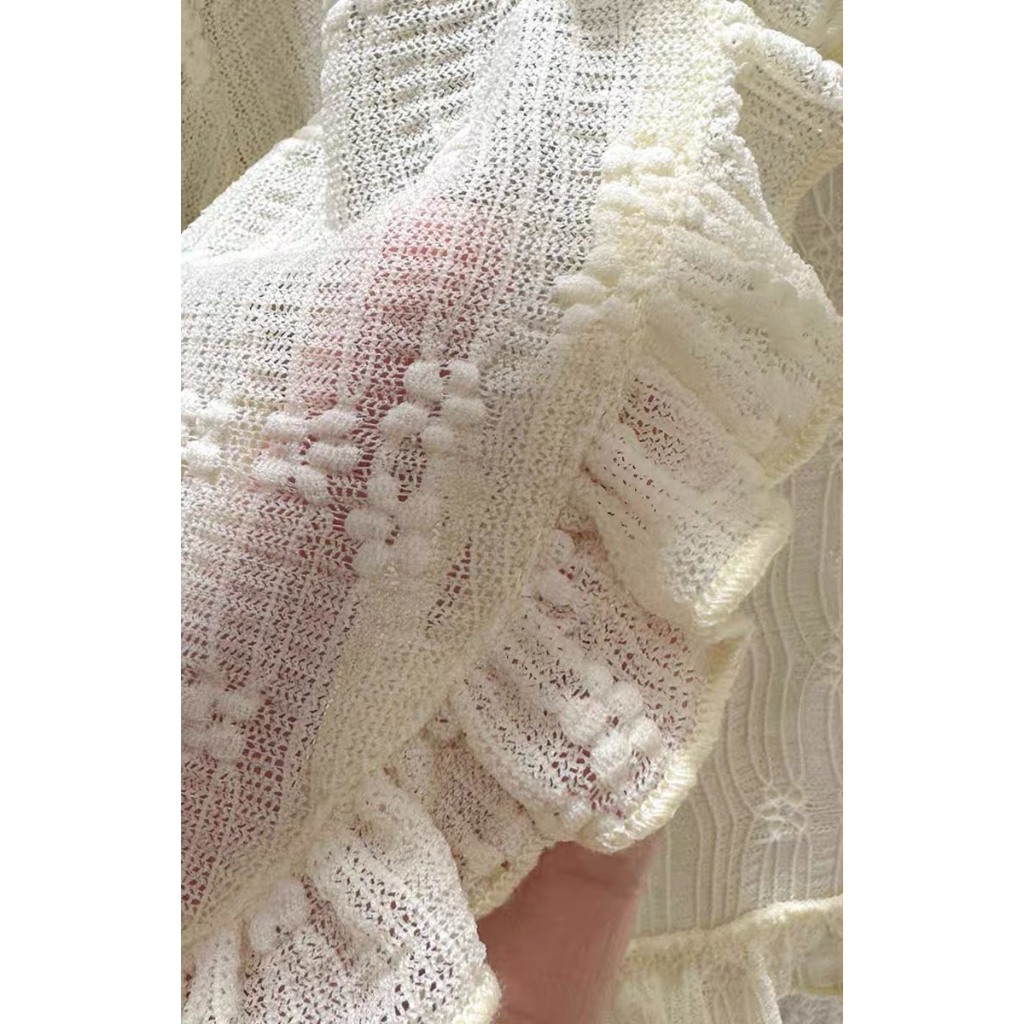 Áo cardigan mỏng dáng ngắn VIỀN BÈO phong cách nhẹ nhàng HA24-04 | BigBuy360 - bigbuy360.vn