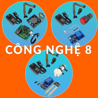 COMBO Bộ Thực Hành Công Nghệ 8 | Cảm Biến Nhiệt Độ | Cảm Biến Ánh Sáng | Cảm Biến Độ Ẩm Đất lớp 8