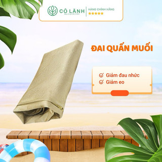 Đai quấn muối chườm dùng cho bụng Cỏ lành dùng cho bụng đựng muối thảo dược và chườm nóng vải gấm cao cấp