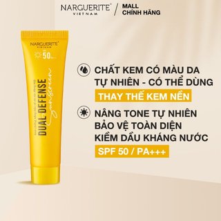 Kem Chống Nắng Vật Lý Lai Hoá Học Narguerite Dual Defense SPF 50 PA +++ (30ml)