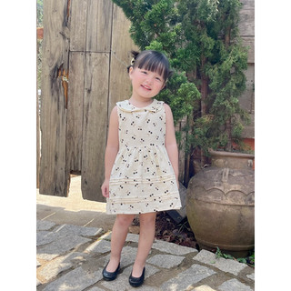Váy Bé Gái Xinh Xắn Chất Liệu Cotton Thoáng Mát Cho Bé Từ 1-6 Tuổi Mặc Hè - DAHLIA DRESS - DRC006 - SAOLA KIDS CLOTHING