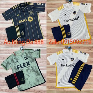 Áo Bóng Đá CLB LA Galaxy, Áo Đá Banh Los Angeles 2024 - Chuẩn Mẫu Thi Đấu - Vải Polyester Thái Gai Lưới
