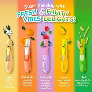 ỐNG HÍT THÔNG MŨI PASTEL POCKET INHALER THÁI LAN MÙI BẠC HÀ TINH DẦU TRÁI CÂY THƠM MÁT