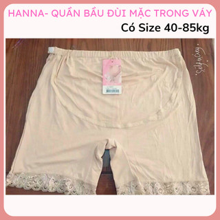 [size 40-85kg] Quần bầu đùi mặc trong váy vải cotton lạnh co dãn thoải mái mềm mát thấm mồ hôi tốt có lưng thun chỉnh