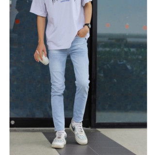 Quần jean nam co giãn 4 chiều ghi xanh bạc dáng slimfit skinny dáng ôm co giá rẻ cao cấp chuyensiluxury
