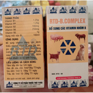 Bcomplex 100ml- chỉ dùng trong thú y