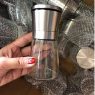 Lọ Xay Tiêu cầm tay - Đồ xay hạt tiêu thủy tinh nắp inox cao cấp - Đồ xay tiêu cầm tay cao cấp - Cối xay tiêu