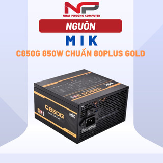 Nguồn mik c850g 850w chuẩn 80plus gold chính hãng bảo hành 60 tháng