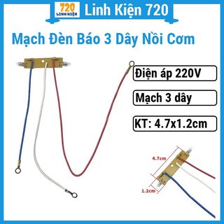 Mạch đèn báo 3 dây nồi cơm điện kích thước 4.7x1.2cm