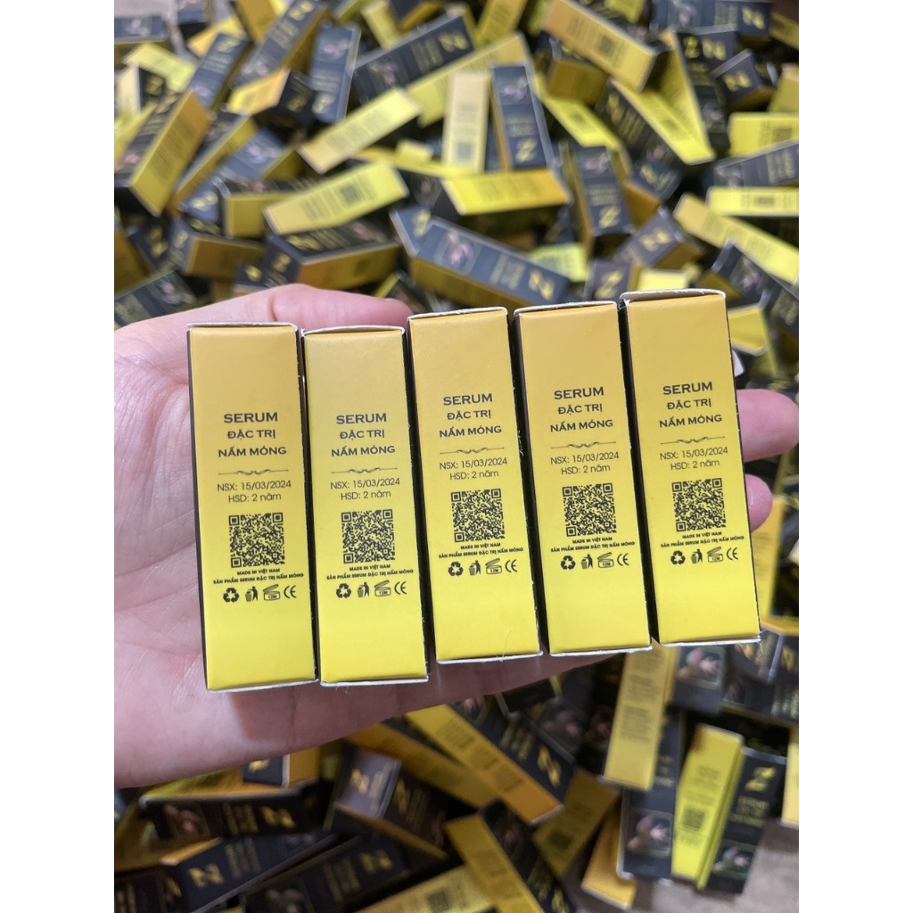 Combo 5 chai serum đánh bay nấm móng, bọng móng, hư khóe, nước ăn tay chân, phục hồi móng hư tổn